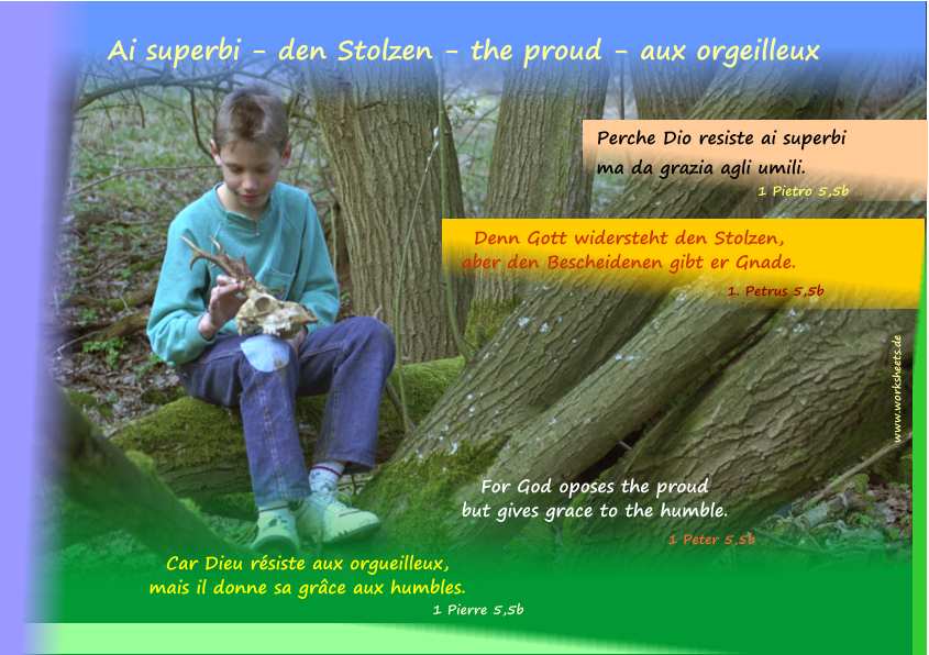 Ai superbi-den Stolzen-the proud-aux orgeilleux