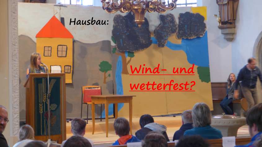 Hausbau-wind und wetterfest-m