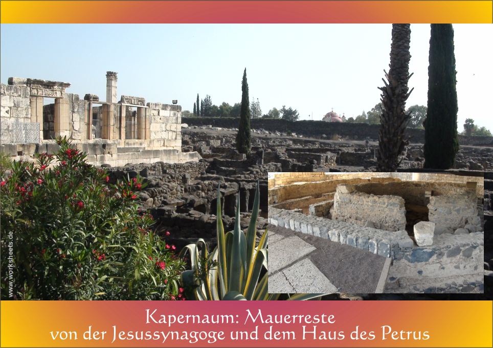 Kapernaum-Synagoge-Haus_des_Petrus