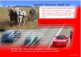 Vorsicht-Attention-Watch out-state attenti-s