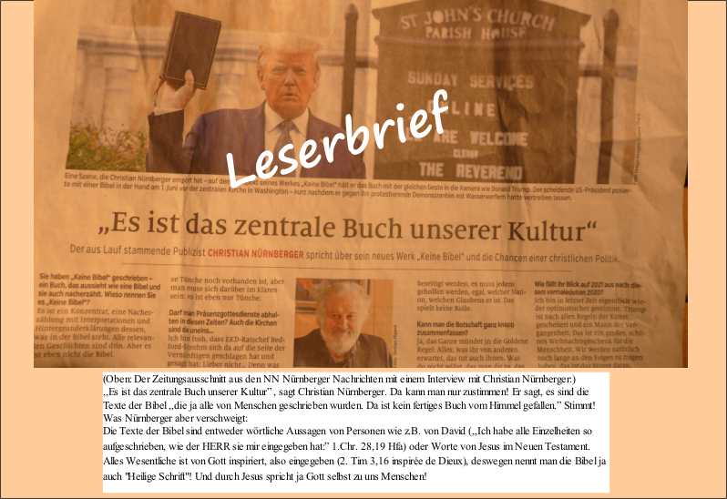 NN-Leserbrief-Bibel zentral