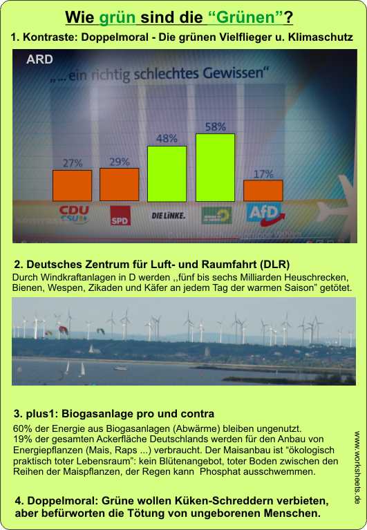 Wie gr�n sind die Gr�nen